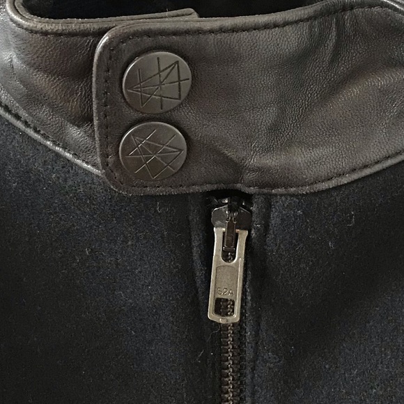 Surface to Air leather and cashmere blend bomber - Picture 8 of 12